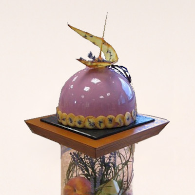 Eisbombe PFIRSICH-LAVENDEL
